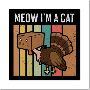 Thanksgiving Cat - Meow I'm a Cat Posters and Art